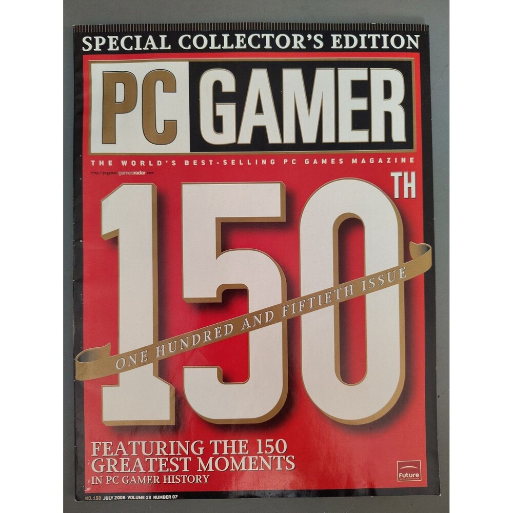 PC Gamer US Magazine July 2006 Special Collector's Edition Issue 150 NO DISC